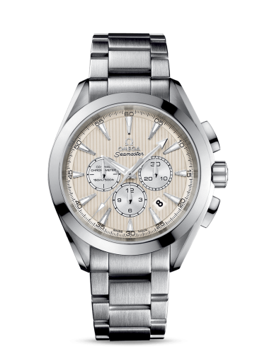 Omega Seamaster Aqua Terra 150M Co-Axial 44 Chronograph Stainless Steel / Ivory / Bracelet